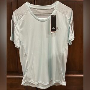 Adidas Women’s Sky Blue Athletic ‘Own the Run’ Tee